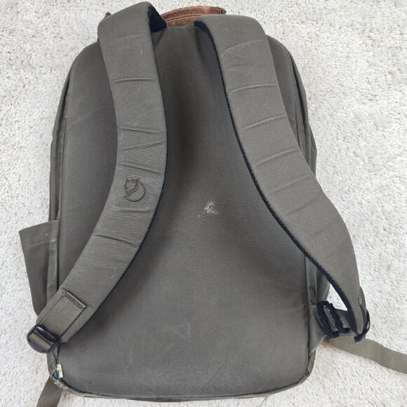 Fjallraven Raven Backpack G-1000 28L Heavy Duty Backpack Brown Laptop Hiking EUC - Picture 4 of 8
